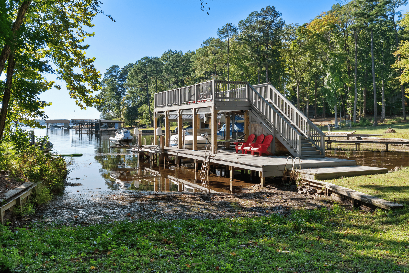 Enjoy waterfront living at 218 Club Drive in Littleton, NC! property image